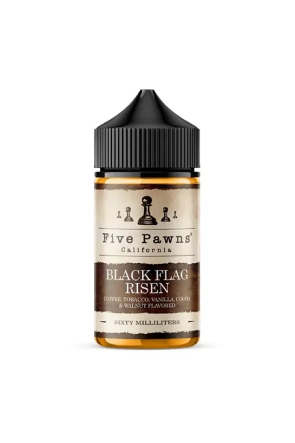 Five Pawns - Black Flag Risen (60ML) (Tütün, Cappuccino, Krema)