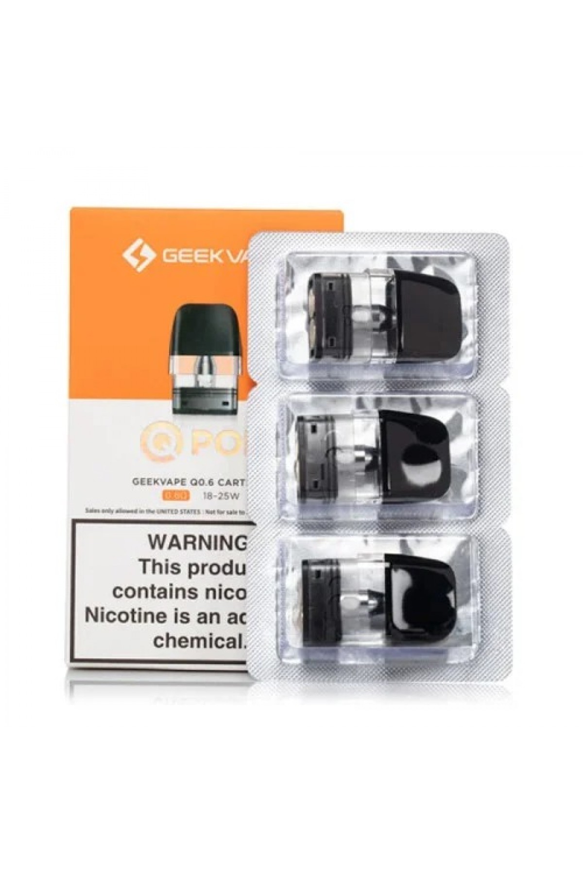 Geekvape Q Pod Yedek Kartuş (Geekvape Q Kartuş) (3 Adet)