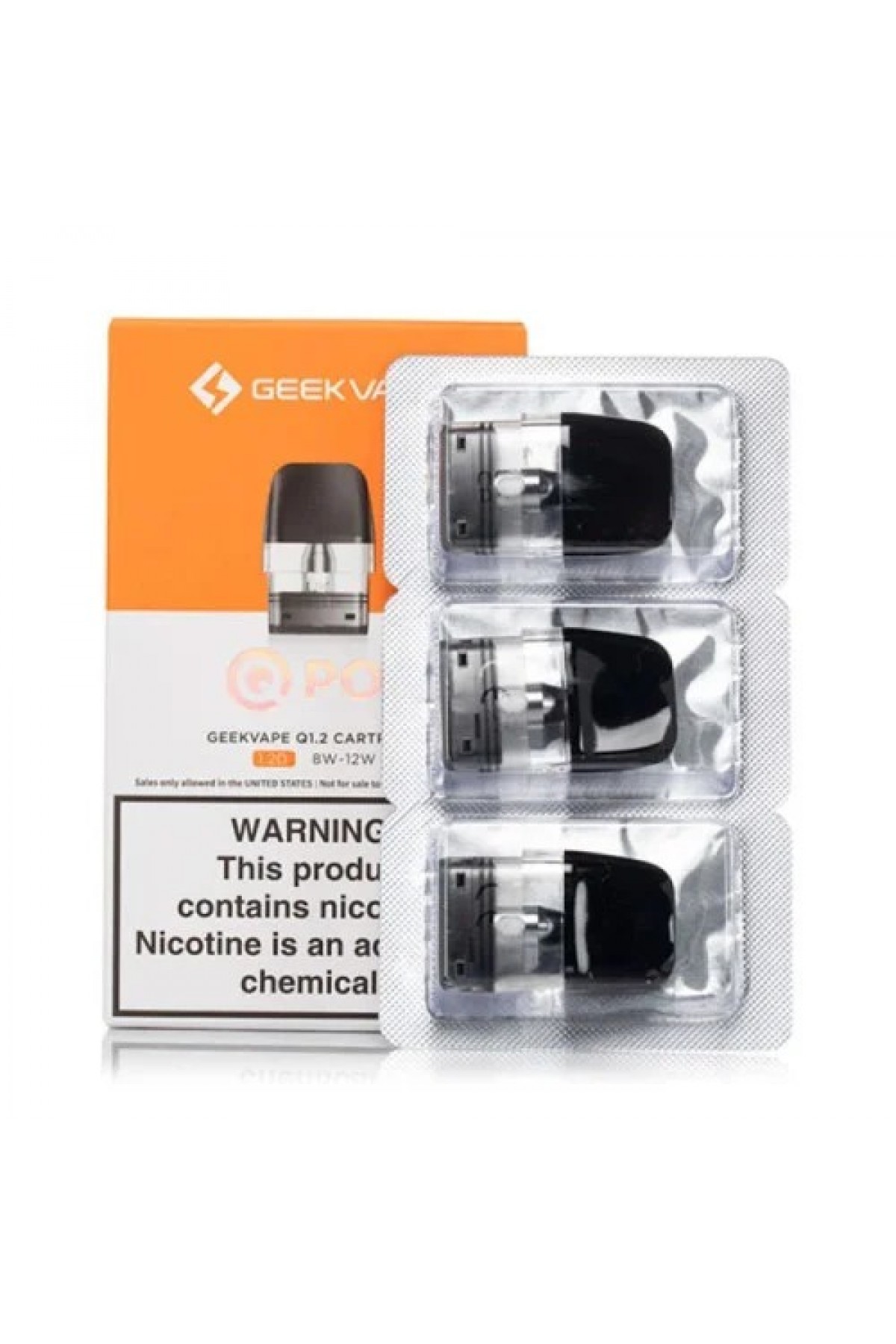 Geekvape Q Pod Yedek Kartuş (Geekvape Q Kartuş) (3 Adet)