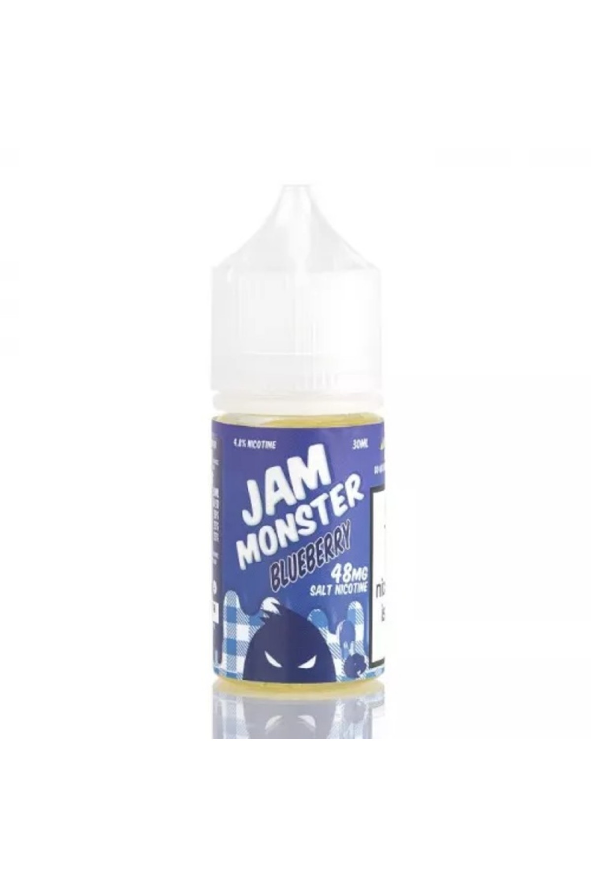 Jam Monster - Blueberry Salt 30ML (Yabanmersini, Reçel, Kızarmış Tost Ekmeği)