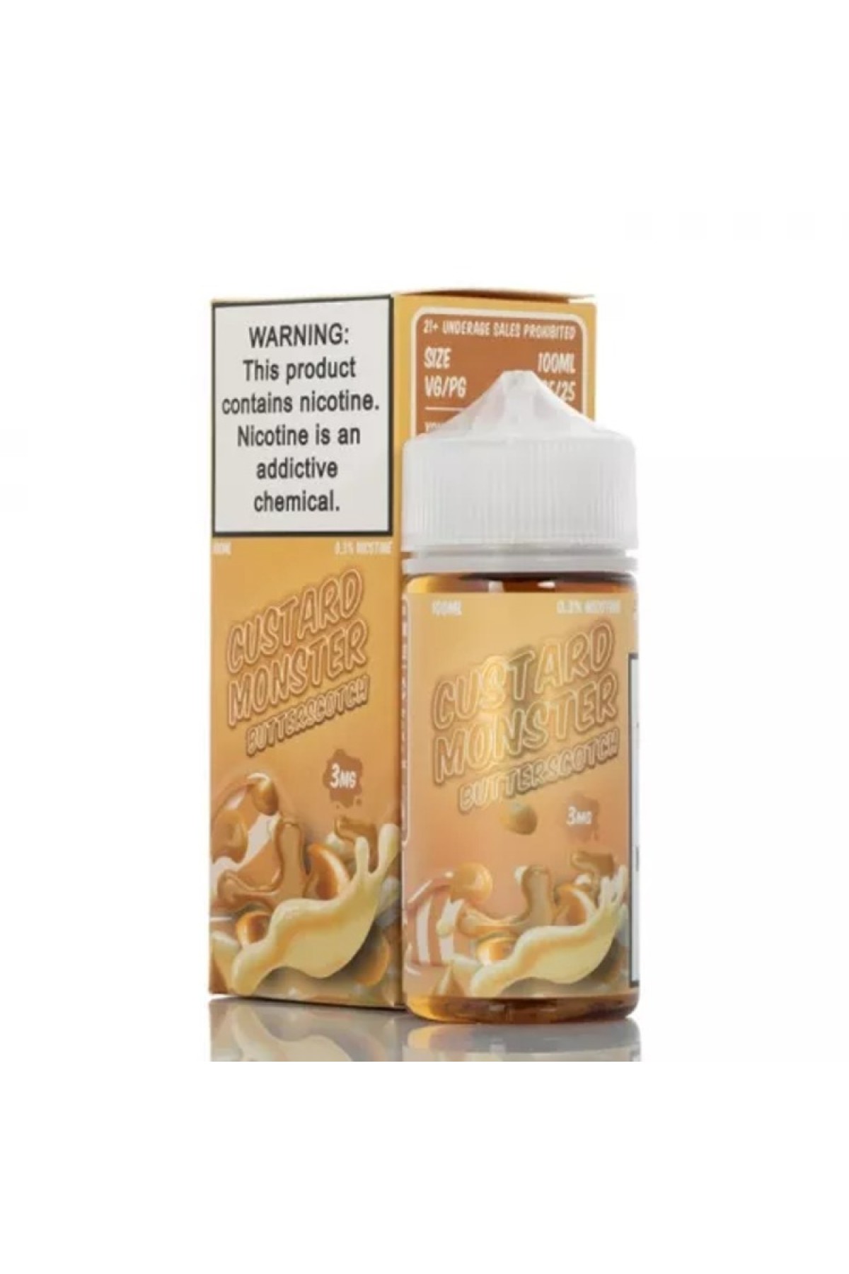 Jam Monster - Custard Monster Butterscotch 100ML (Karamelli Muhallebi)