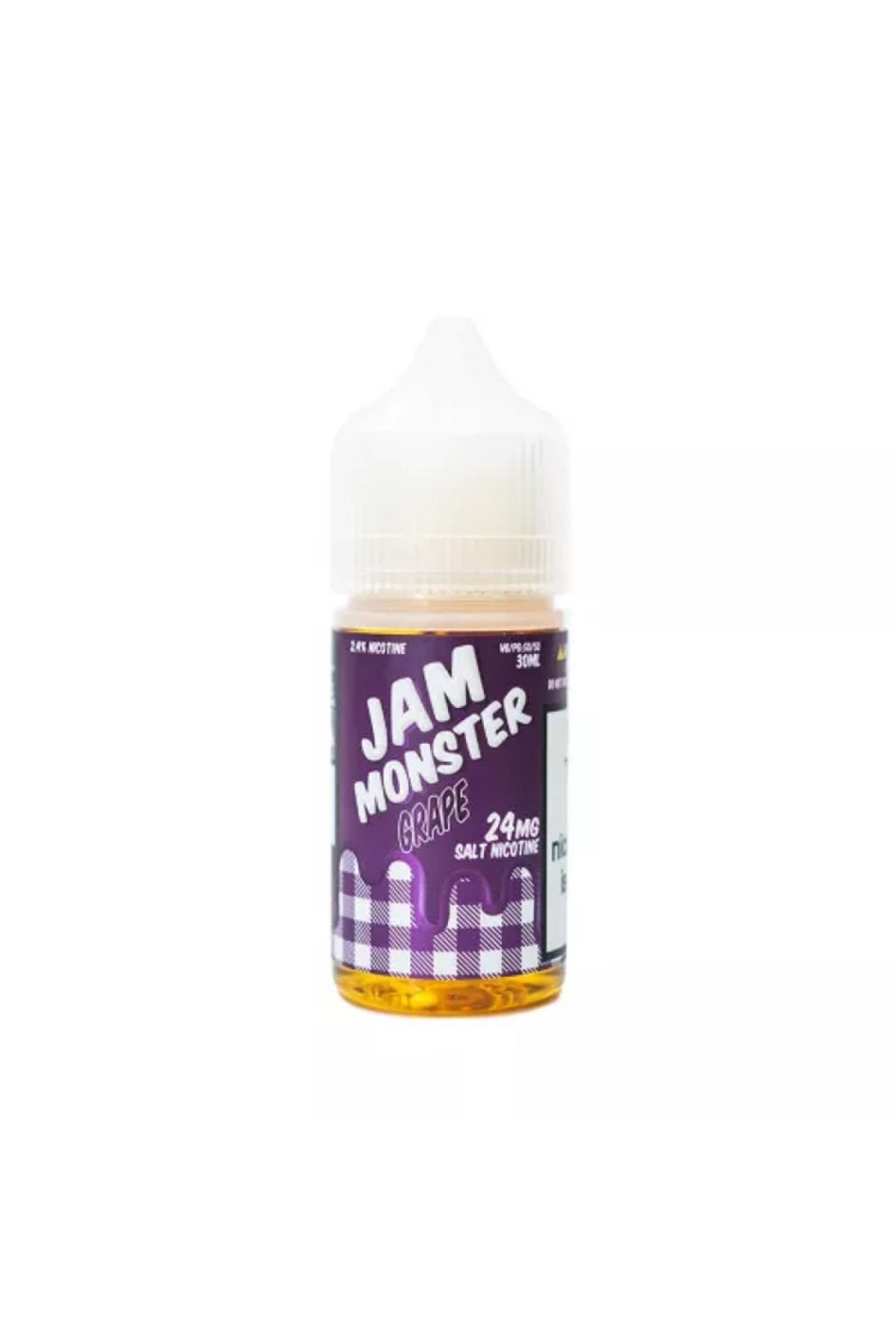 Jam Monster - Grape Salt 30ML (Üzüm, Reçel, Kızarmış Tost Ekmeği)