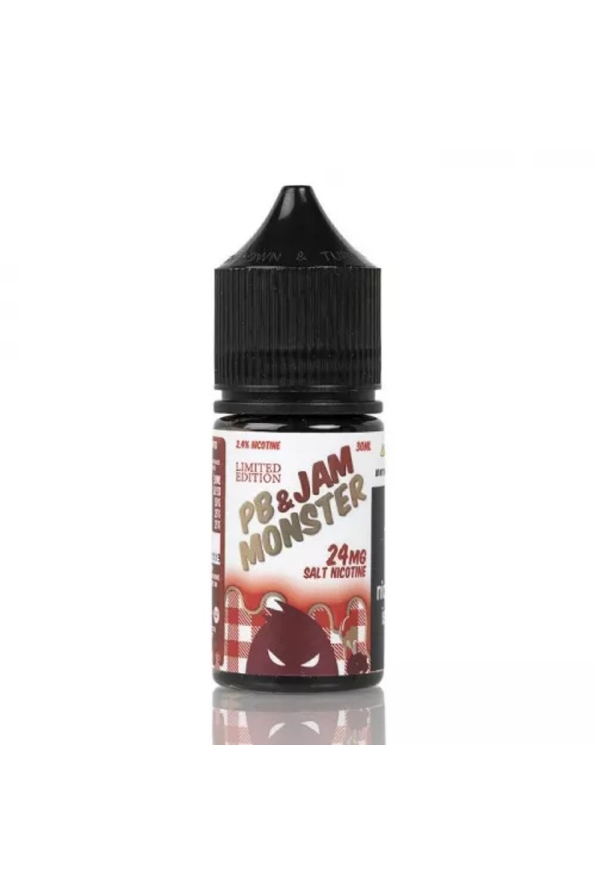 Jam Monster & PB - Strawberry Salt 30ML (Çilek, Fıstık Ezmesi, Kızarmış Tost Ekmeği)