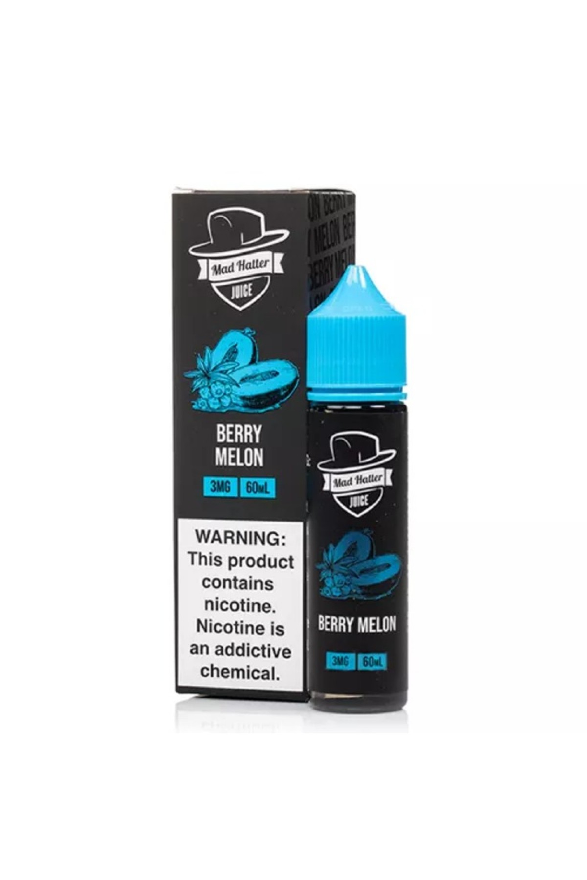 Mad Hatter - Berry Melon 60ML (Yaban Mersini, Kavun)