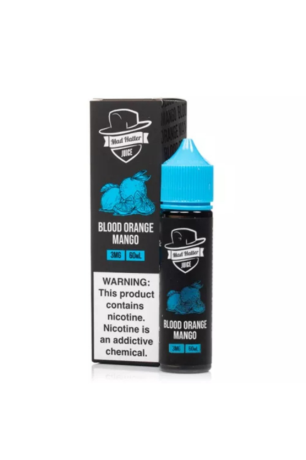 Mad Hatter - Blood Orange Mango 60ML (Kan Portakalı, Mango)