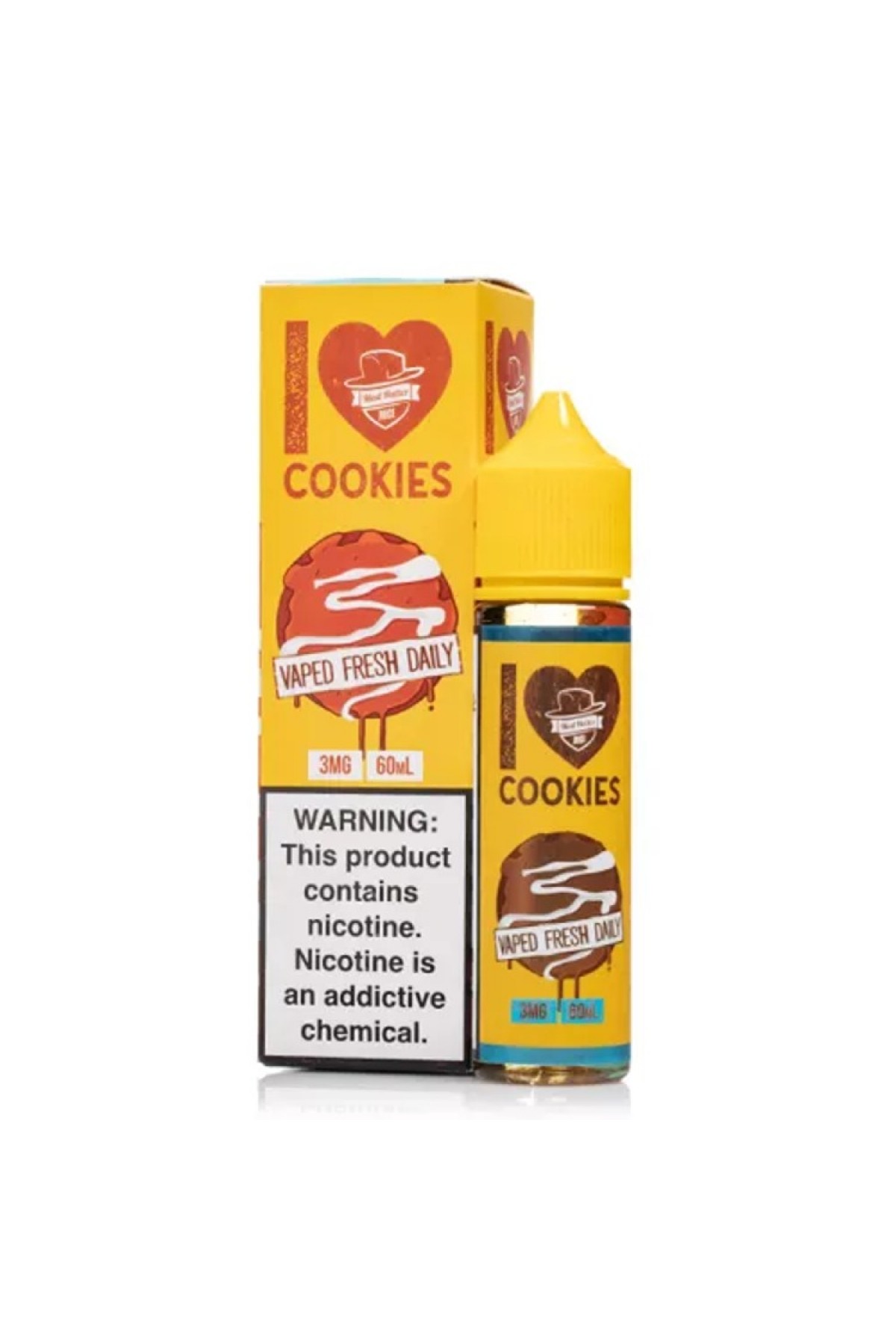 Mad Hatter - I Love Cookies 60ML (Kurabiye, Karamel, Çilek, Süt)