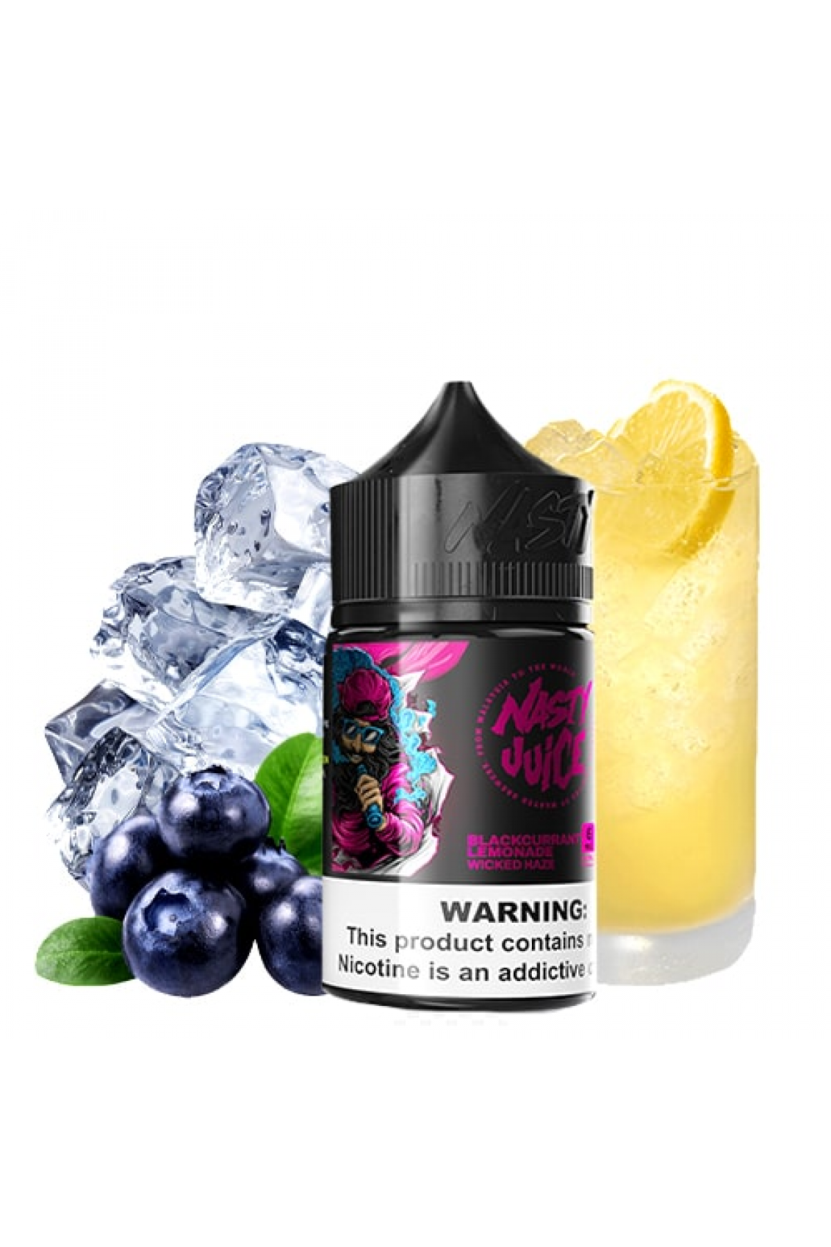 Nasty Juice - Wicked Haze 60ML (Frenk Üzümü, Limonata, Hafif Mentol)