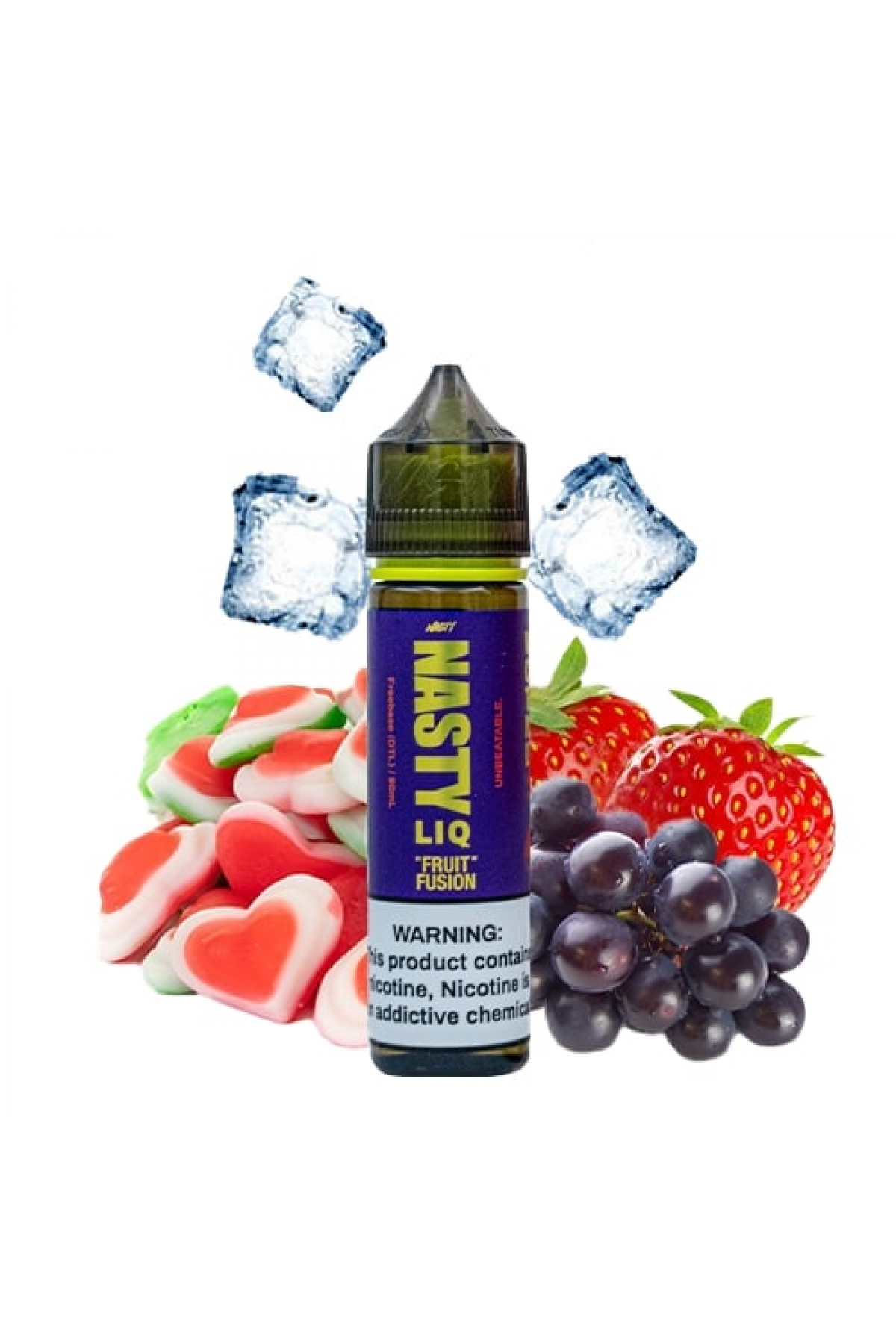 Nasty Juice Liq Series - Fruit Fusion 60ML (Orman Meyveleri, Üzüm, Hafif Mentol)