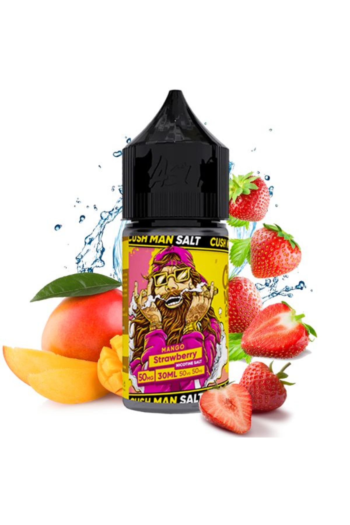 Nasty Salt Cushman Serisi - Mango Strawberry 30ML (Mango, Çilek, Hafif Mentol)