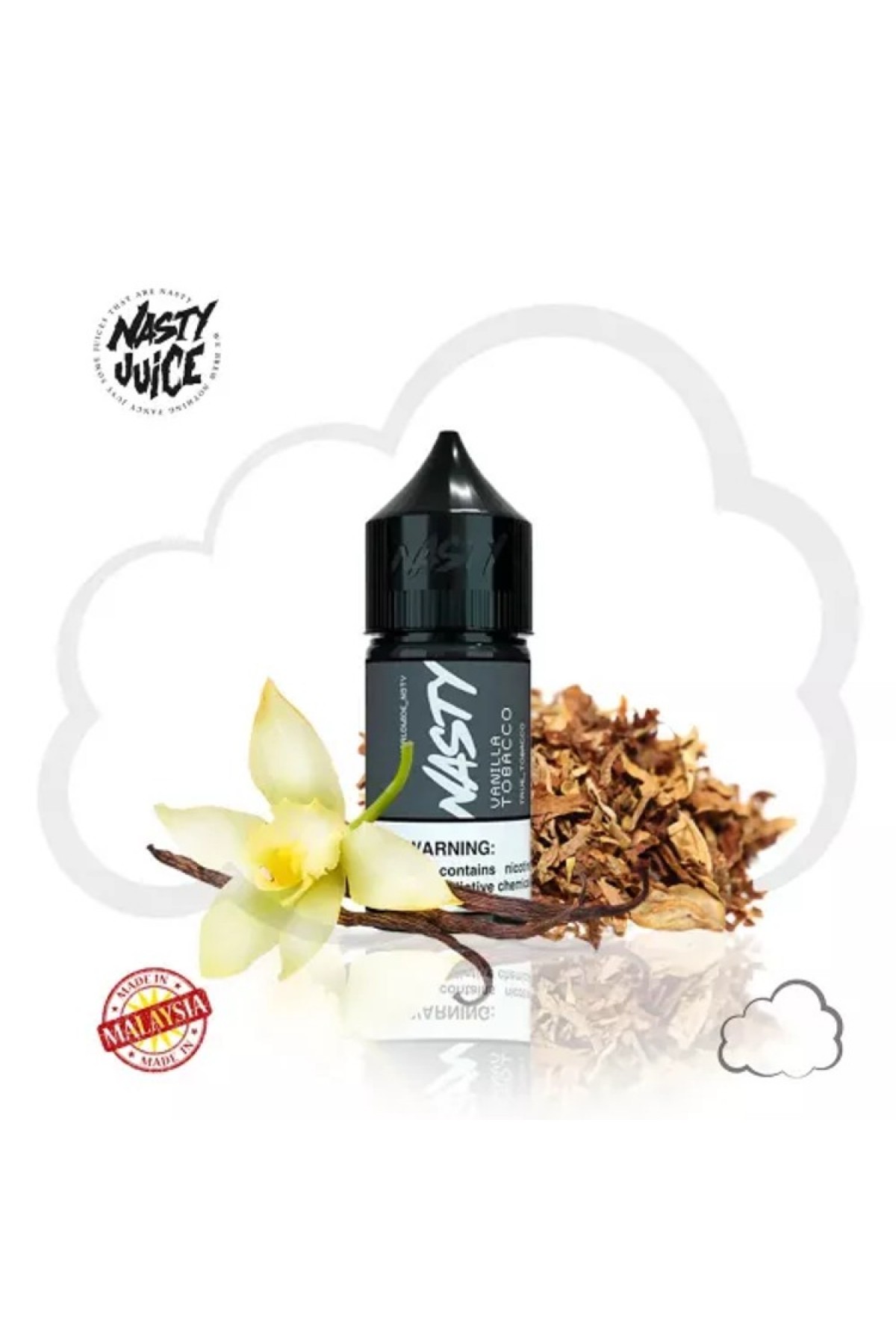 Nasty Salt - Vanilla Cuban 30ML (Küba Purosu, Vanilya)