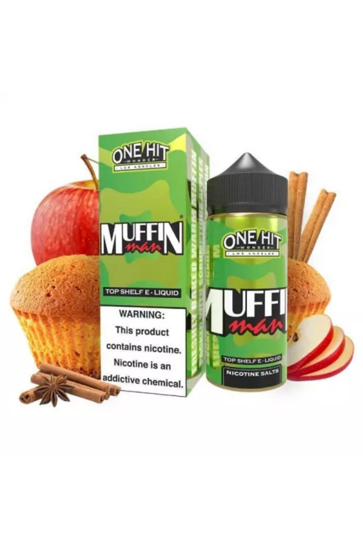 One Hit Wonder - Muffin Man 100ML (Elma, Tarçınlı Muffin Kek)