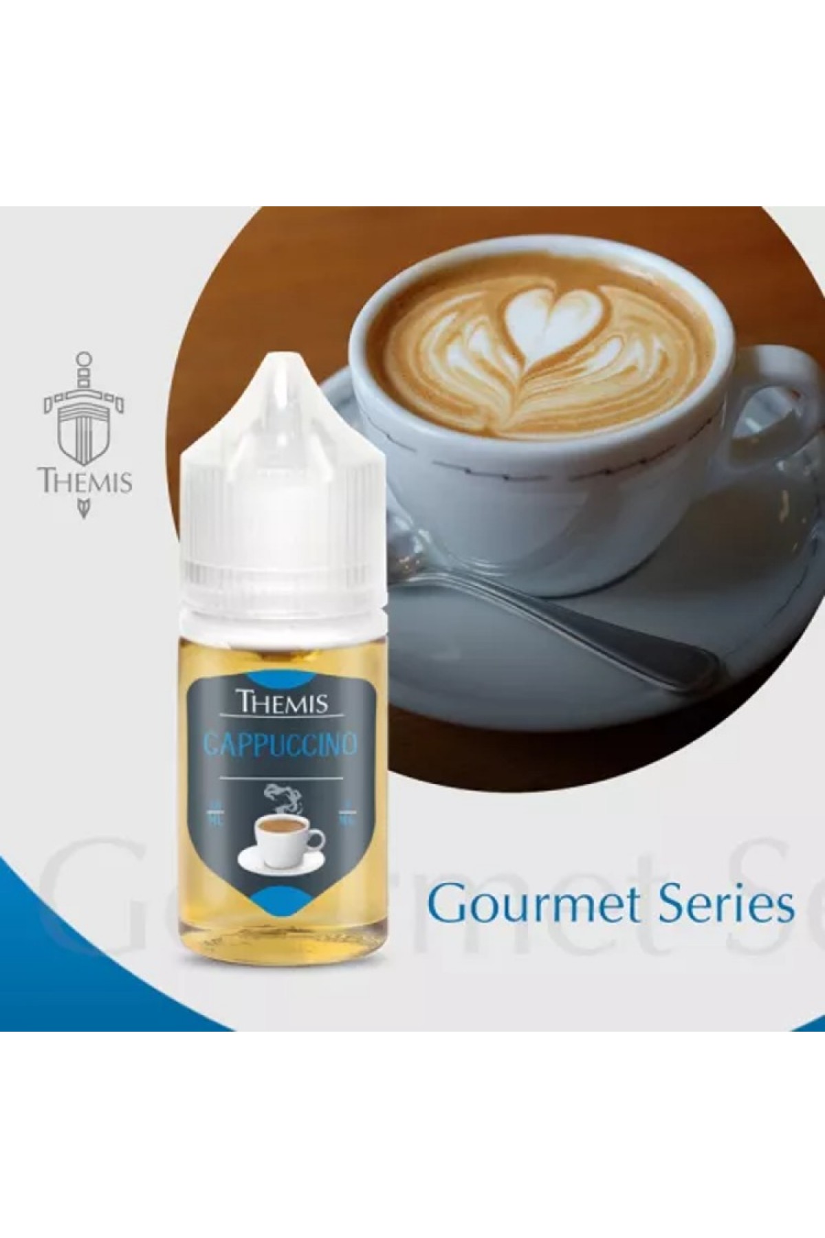 Themis - Cappuccino 30ML (Kavruk Kahve, Süt Köpüğü)