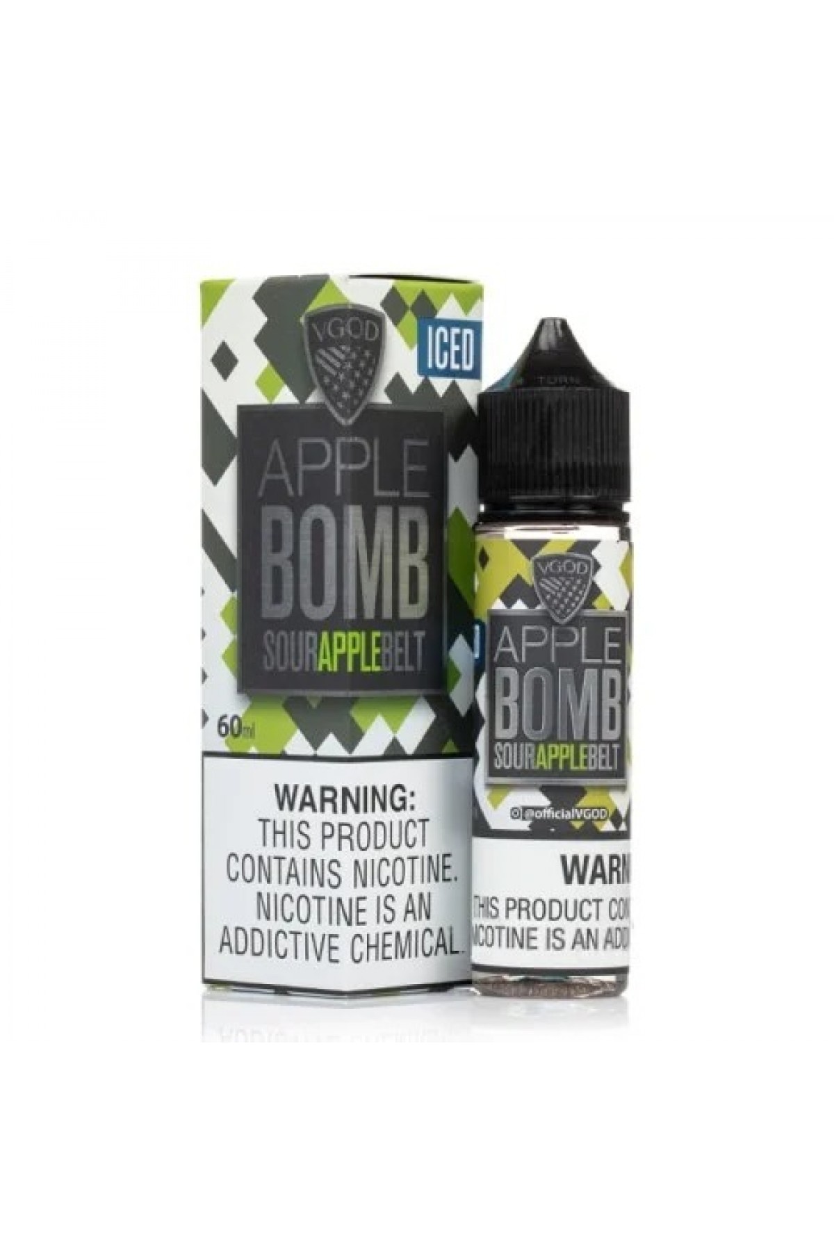 VGOD - Apple Bomb ICED 60ML (Ekşi Elma, Mentol)