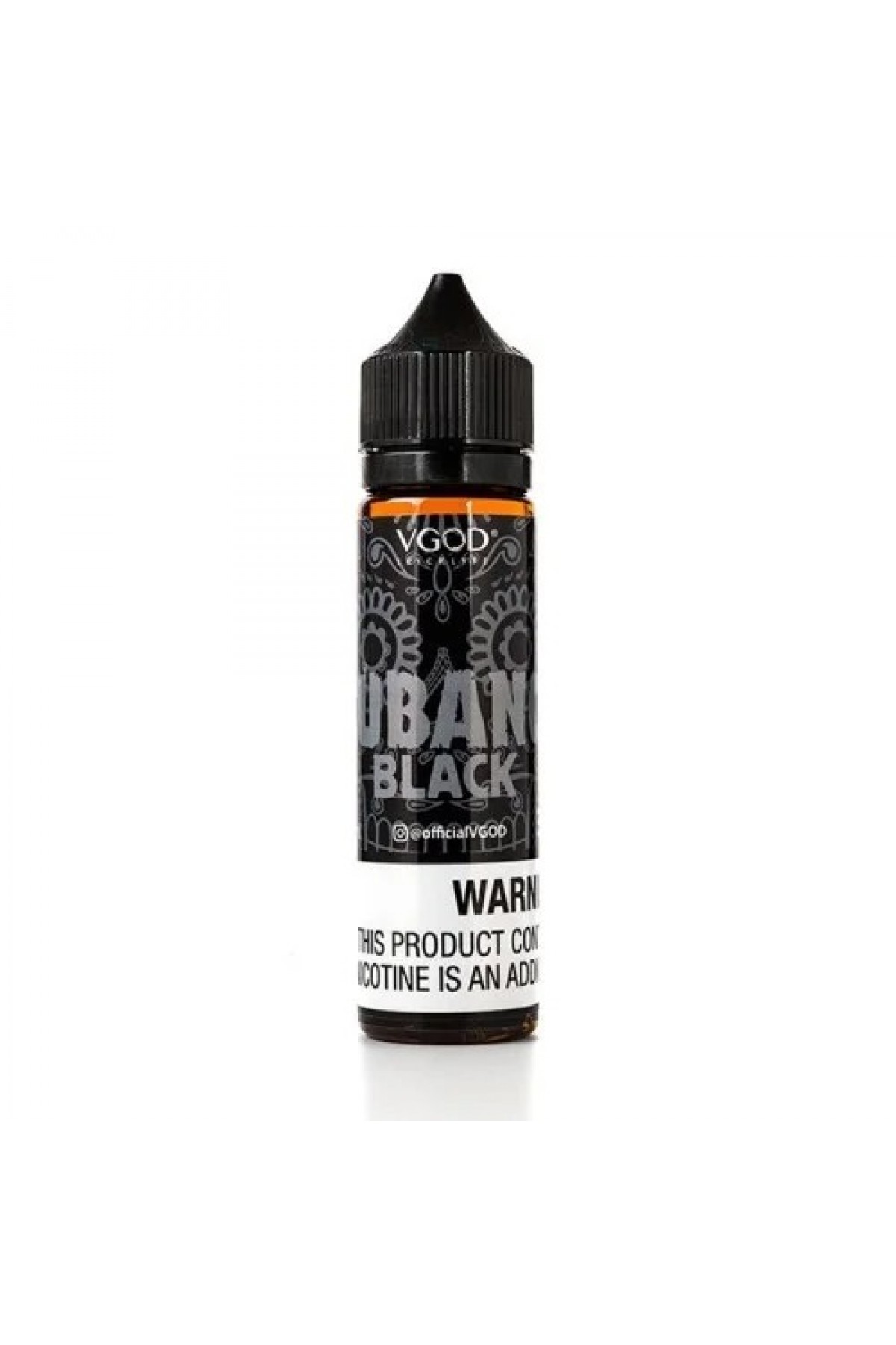 VGOD - Cubano Black 60ML (Küba Tütünü, Vanilyalı Muhallebi)