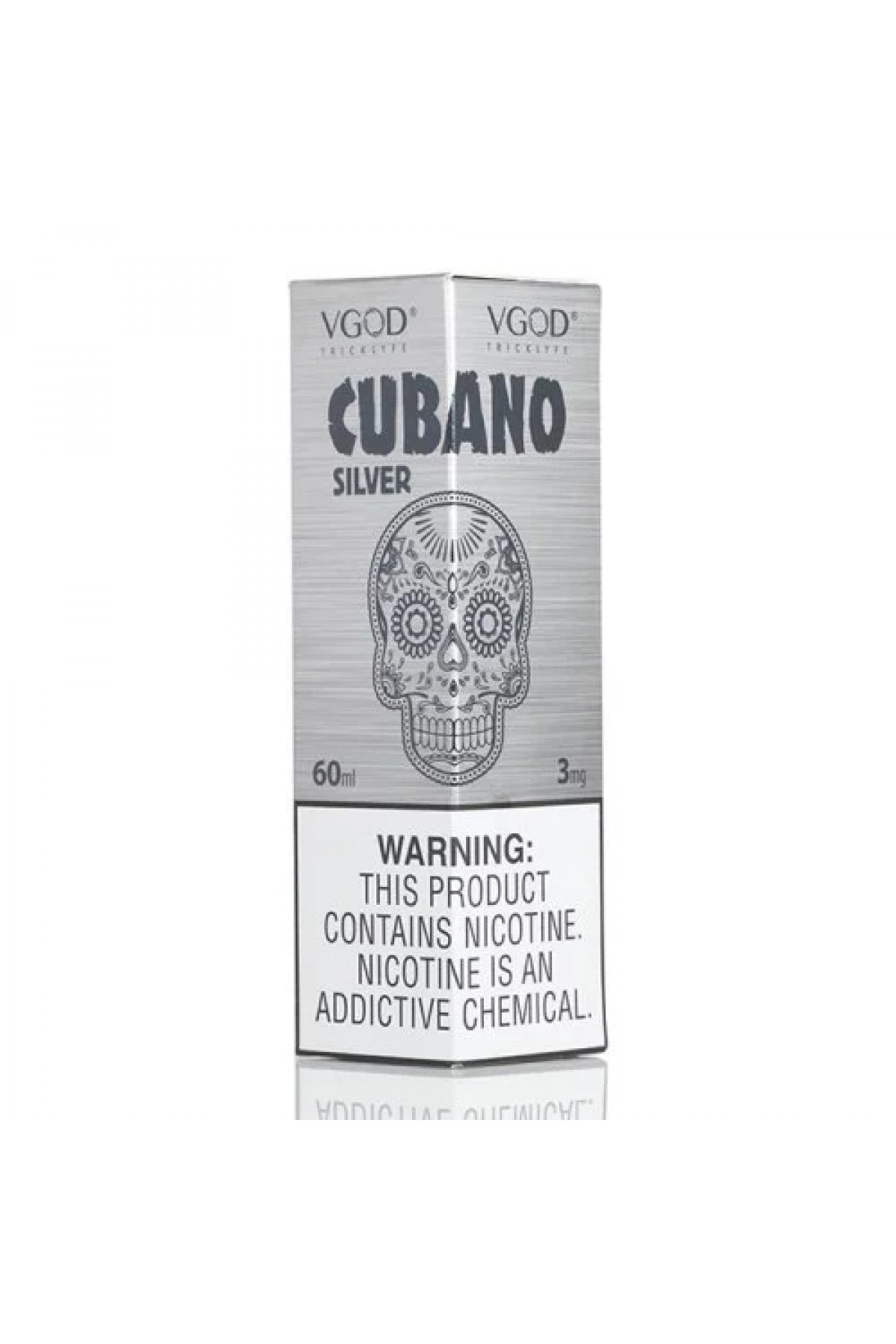 VGOD - Cubano Silver 60ML (Küba Tütünü, Vanilyalı Muhallebi, Baharat, Bal, Esmer Şeker)