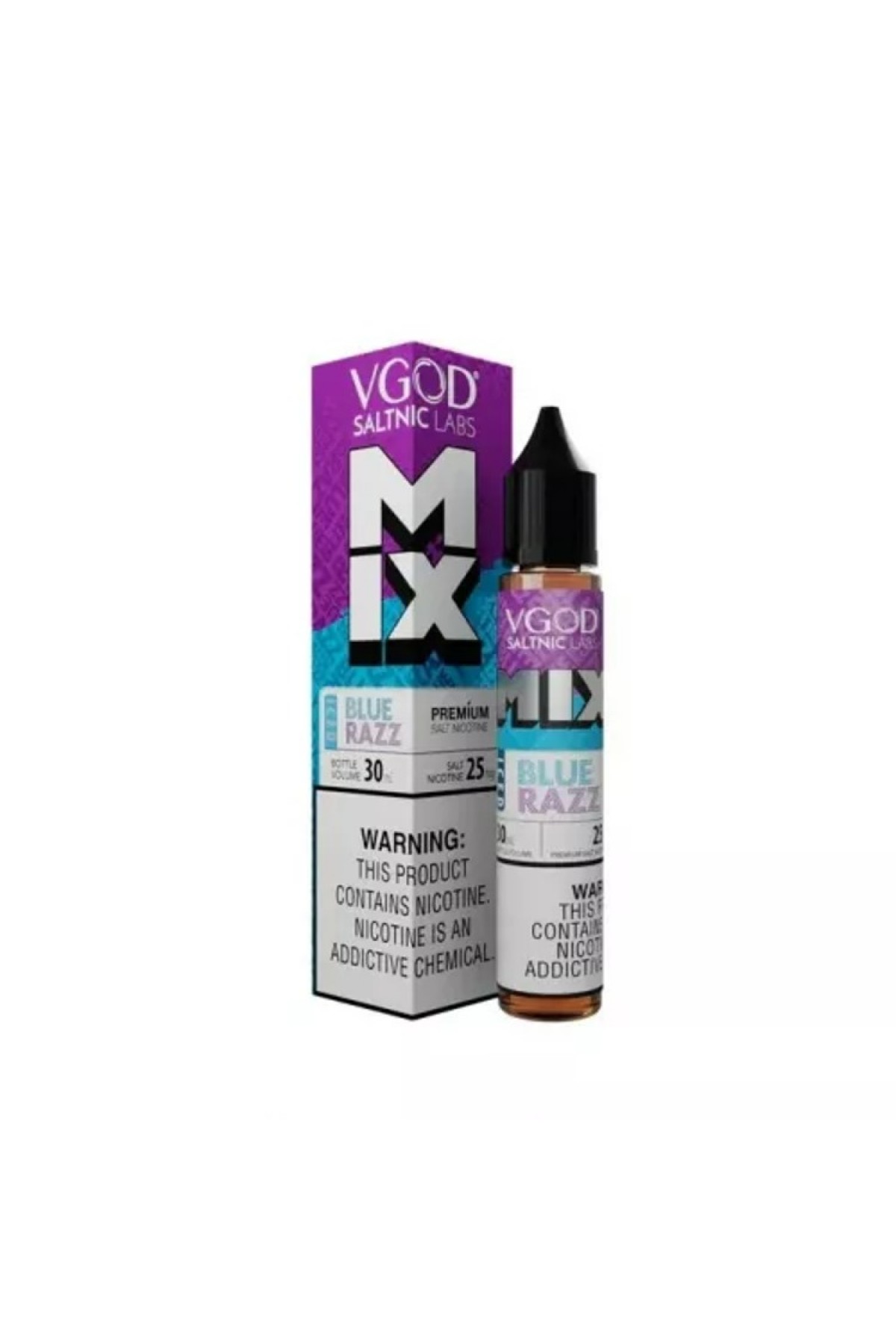 VGOD SaltNic - Blue Razz Mix ICED 30ML (Mavi Ahududu, Mentol)