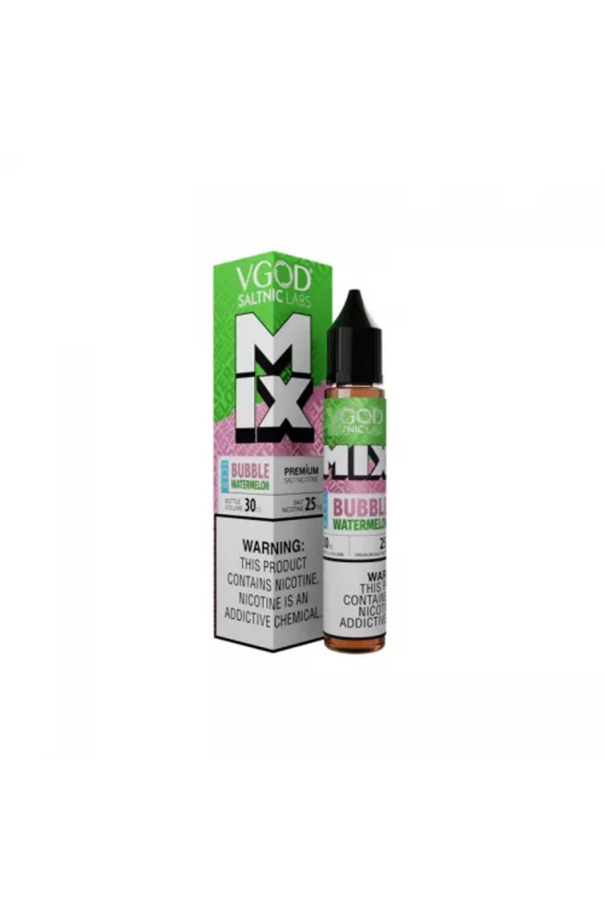 VGOD SaltNic - Bubble Watermelon Mix ICED 30ML (Karpuz, Bubblegum, Mentol)