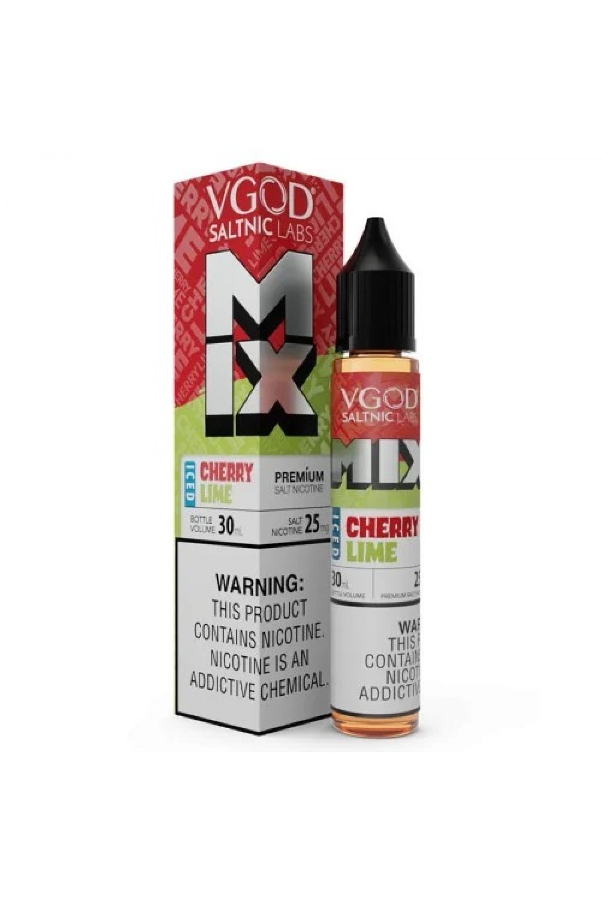 VGOD SaltNic - Cherry Lime Mix ICED 30ML (Kiraz, Lime, Mentol)