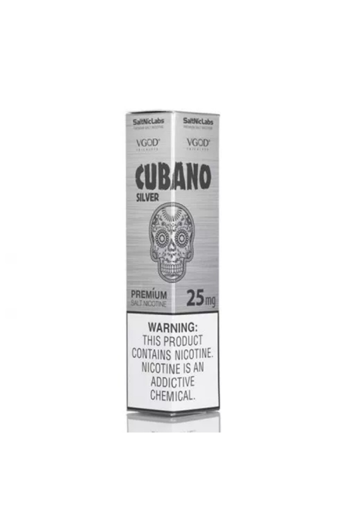 VGOD SaltNic - Cubano Silver 30ML (Küba Tütünü, Kremalı Vanilyalı Muhallebi)